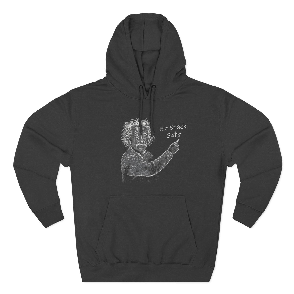 Hoodie with Einstein Chalkboard Graphic