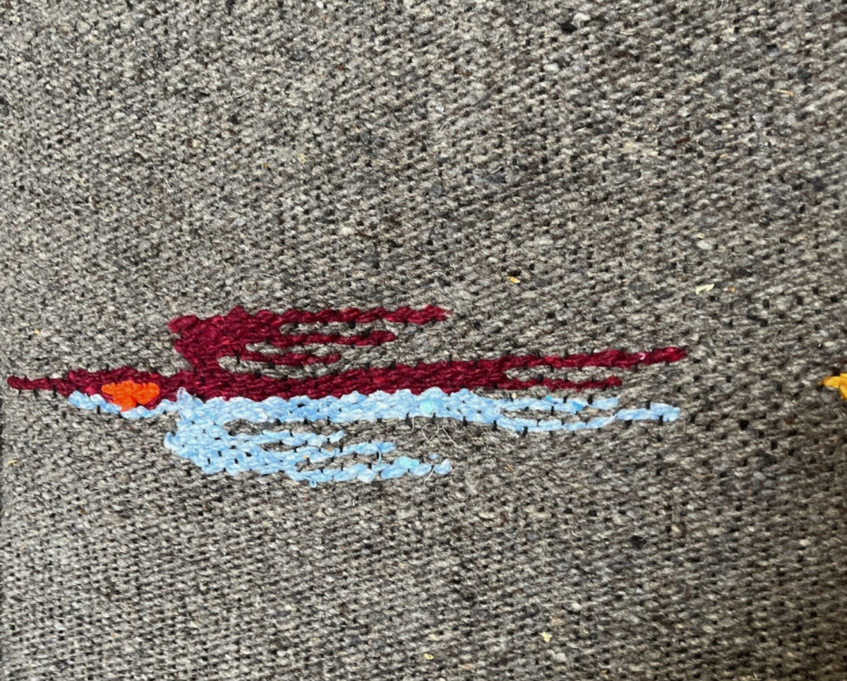 Wool Mexican Thunderbird Blanket