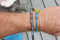 Sodalite Bead Wrap Bracelet Sunburst Concho Southwestern